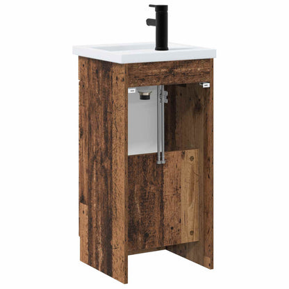 Bathroom Vanity with Sink Old Wood 42 x 40 x 84.5 cm