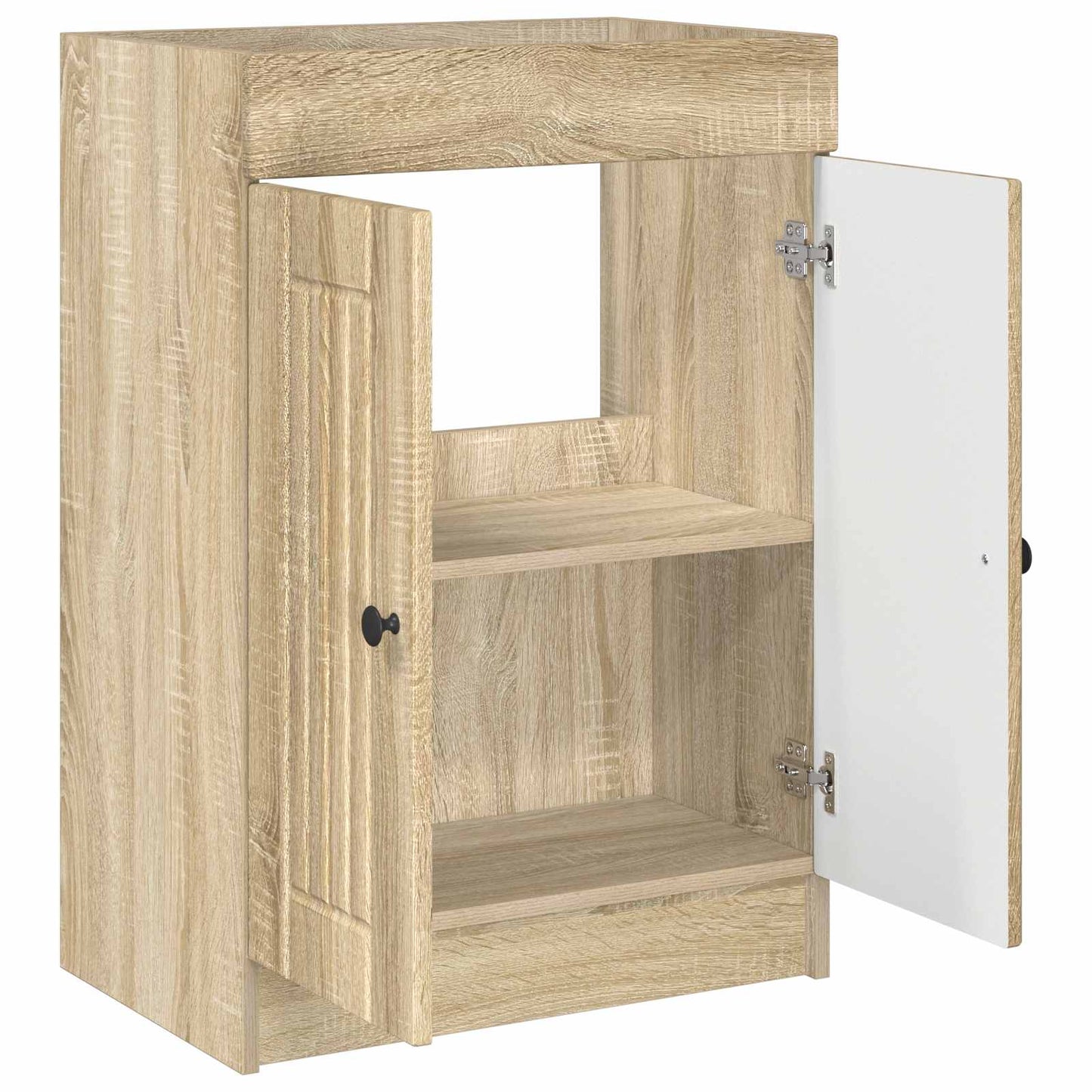 Bathroom under Sink Cabinet Sonoma Oak 56 x 37.5 x 81 cm
