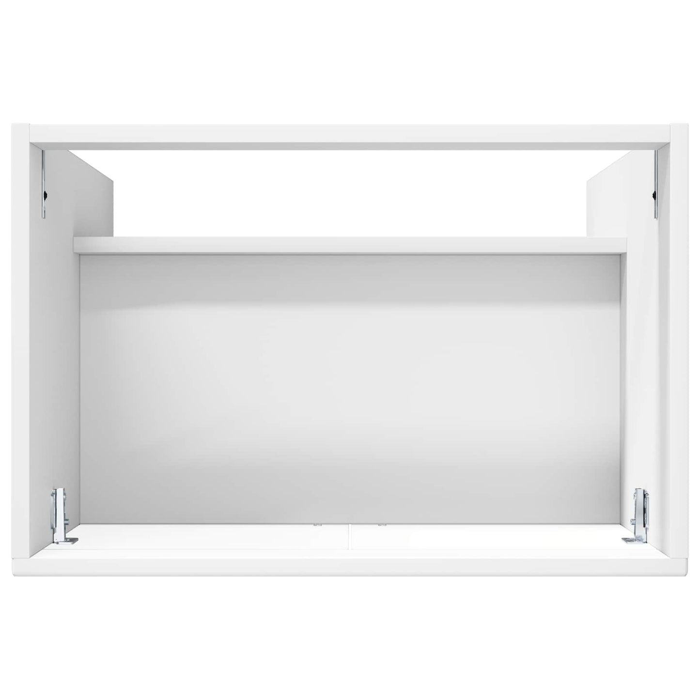 Bathroom under Sink Cabinet High Gloss White 56 x 37.5 x 81 cm
