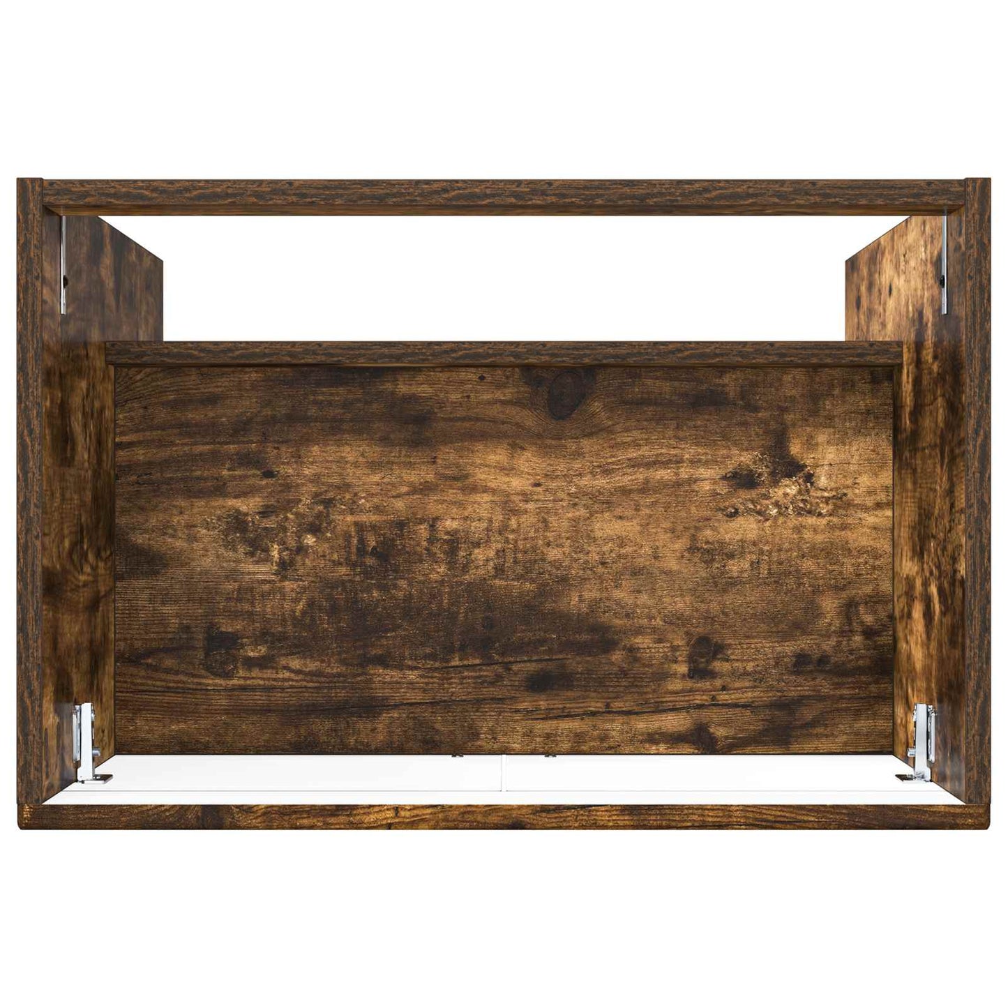 Bathroom under Sink Cabinet Smoked Oak 56 x 37.5 x 81 cm