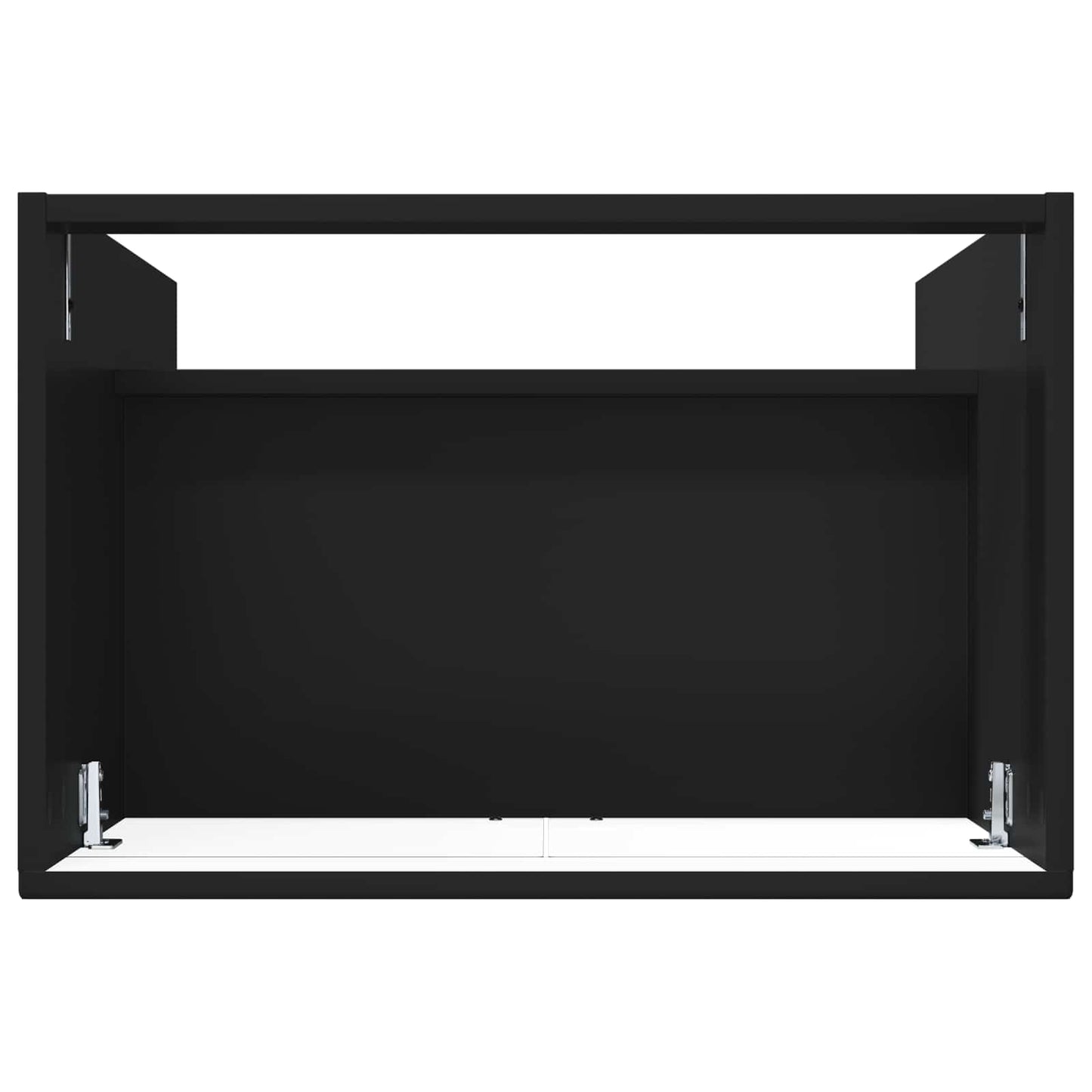 Bathroom under Sink Cabinet Black 78.5 x 37.5 x 81 cm