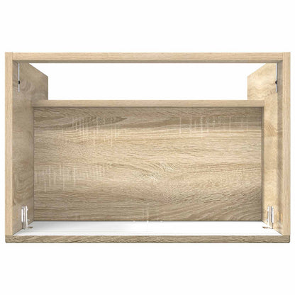 Bathroom under Sink Cabinet Sonoma Oak 78.5 x 37.5 x 81 cm