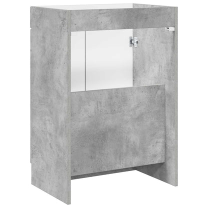 Bathroom under Sink Cabinet Concrete Grey 78.5 x 37.5 x 81 cm