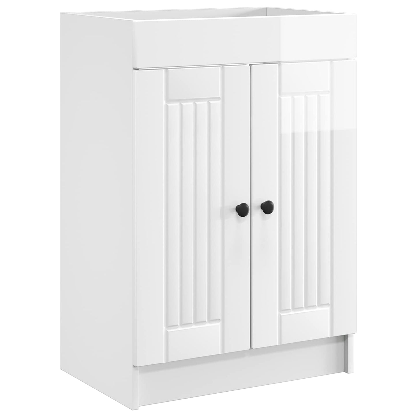 Bathroom under Sink Cabinet High Gloss White