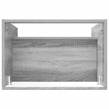 Bathroom under Sink Cabinet Grey Sonoma 78.5 x 37.5 x 81 cm
