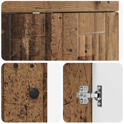Bathroom under Sink Cabinet Old Wood 78.5 x 37.5 x 81 cm