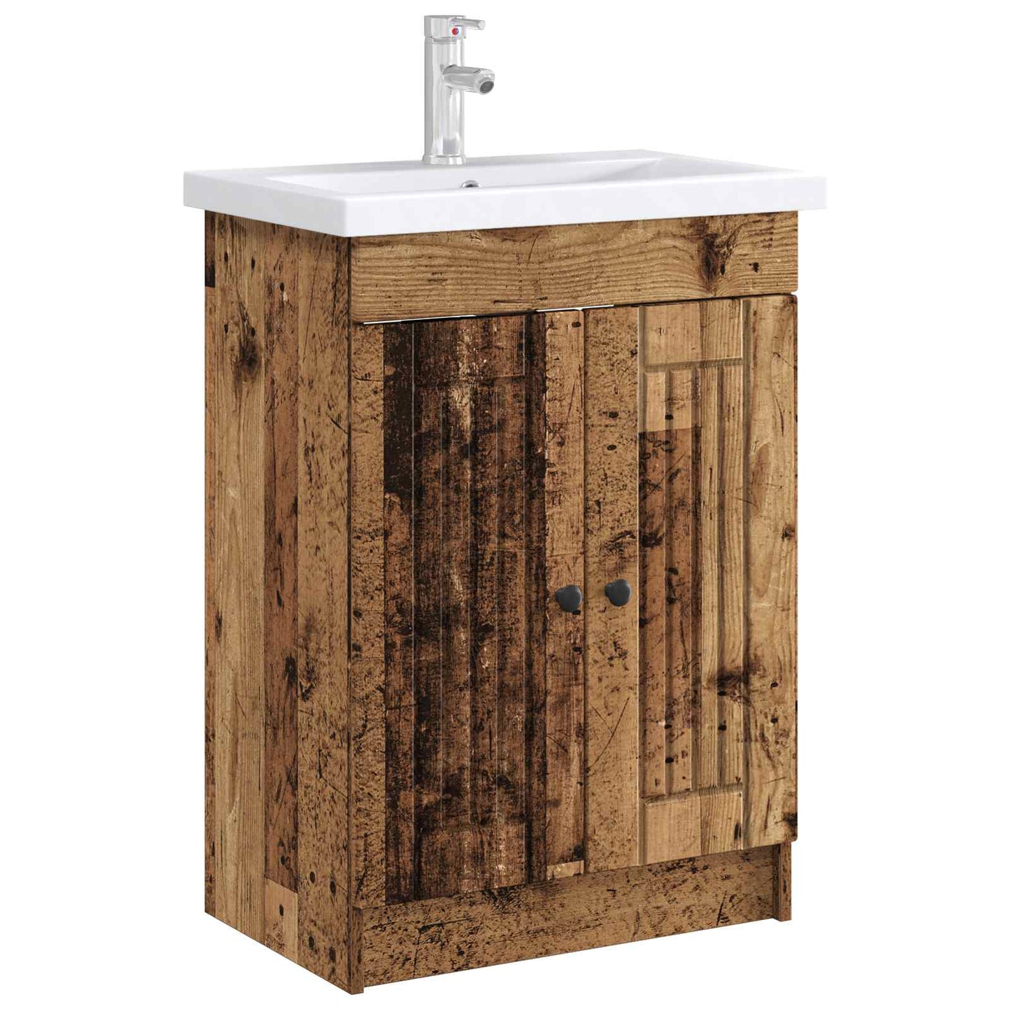 Bathroom under Sink Cabinet Old Wood 78.5 x 37.5 x 81 cm