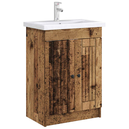 Bathroom under Sink Cabinet Old Wood 78.5 x 37.5 x 81 cm