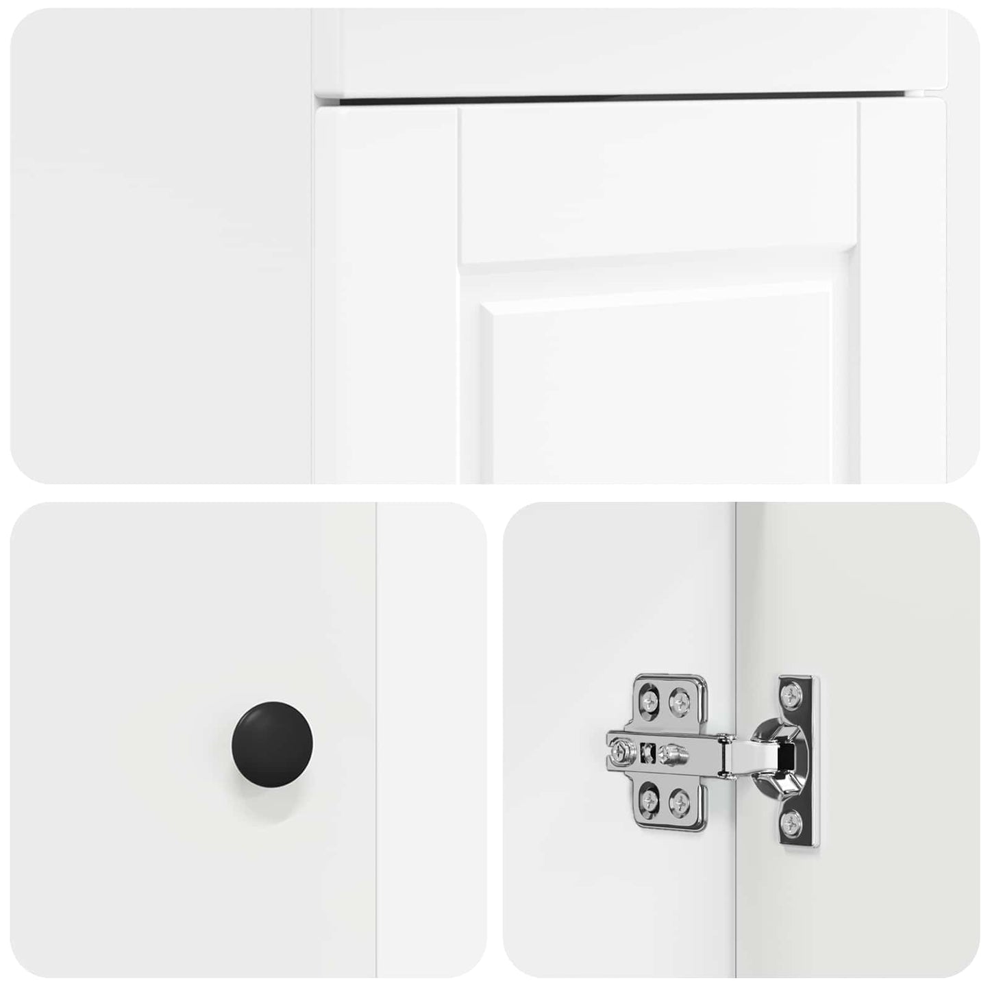 Bathroom Vanity with Sink White 42 x 40 x 84.5 cm