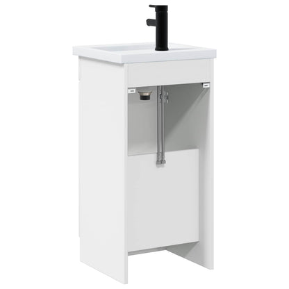 Bathroom Vanity with Sink White 42 x 40 x 84.5 cm