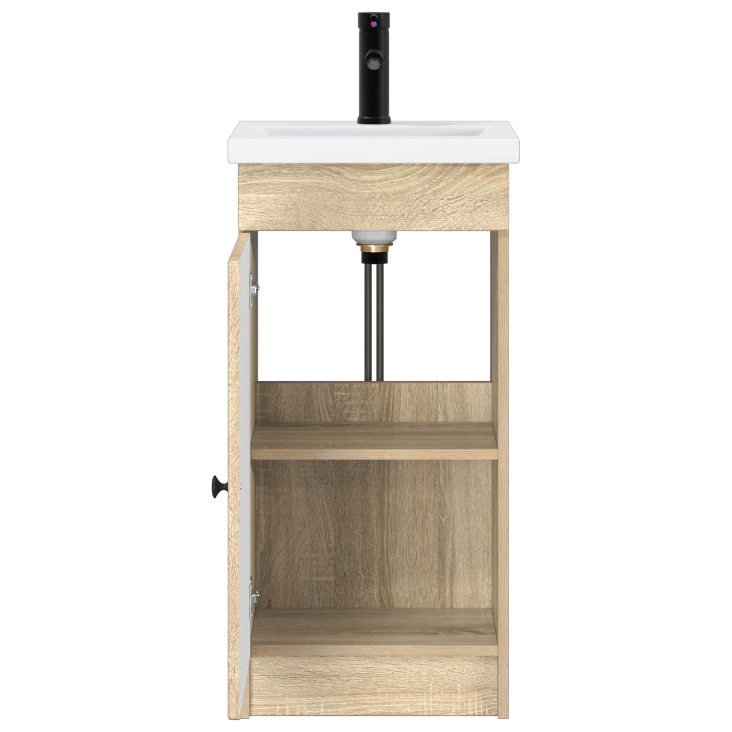 Bathroom Vanity with Sink Sonoma Oak 42 x 40 x 84.5 cm