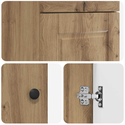 Bathroom Vanity with Sink Artisan Oak 42 x 40 x 84.5 cm