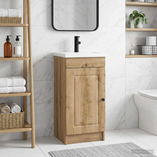 Bathroom Vanity with Sink Artisan Oak 42 x 40 x 84.5 cm