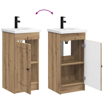 Bathroom Vanity with Sink Artisan Oak 42 x 40 x 84.5 cm