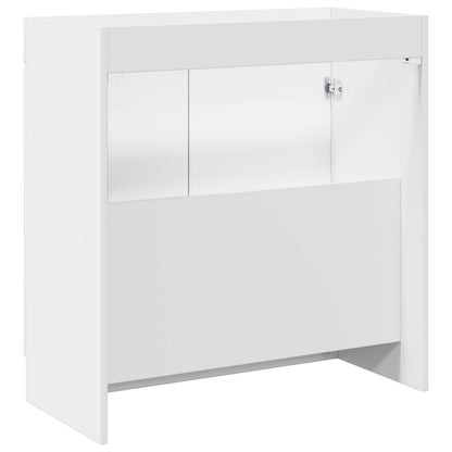 Bathroom under Sink Cabinet White 56 x 37.5 x 81 cm