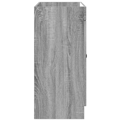 Bathroom under Sink Cabinet Grey Sonoma 56 x 37.5 x 81 cm