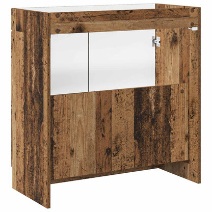 Bathroom under Sink Cabinet Old Wood 56 x 37.5 x 81 cm