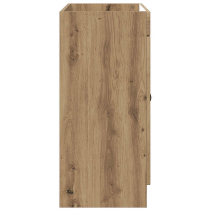 Bathroom under Sink Cabinet Artisan Oak 56 x 37.5 x 81 cm