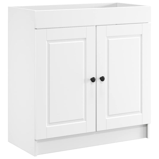 Bathroom under Sink Cabinet White 78.5 x 37.5 x 81 cm