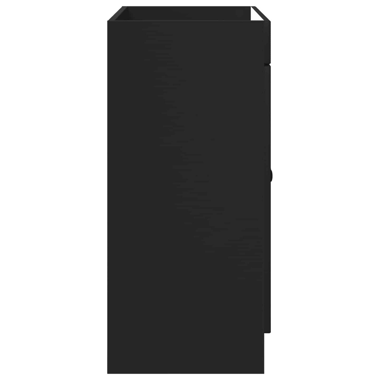 Bathroom under Sink Cabinet Black 78.5 x 37.5 x 81 cm