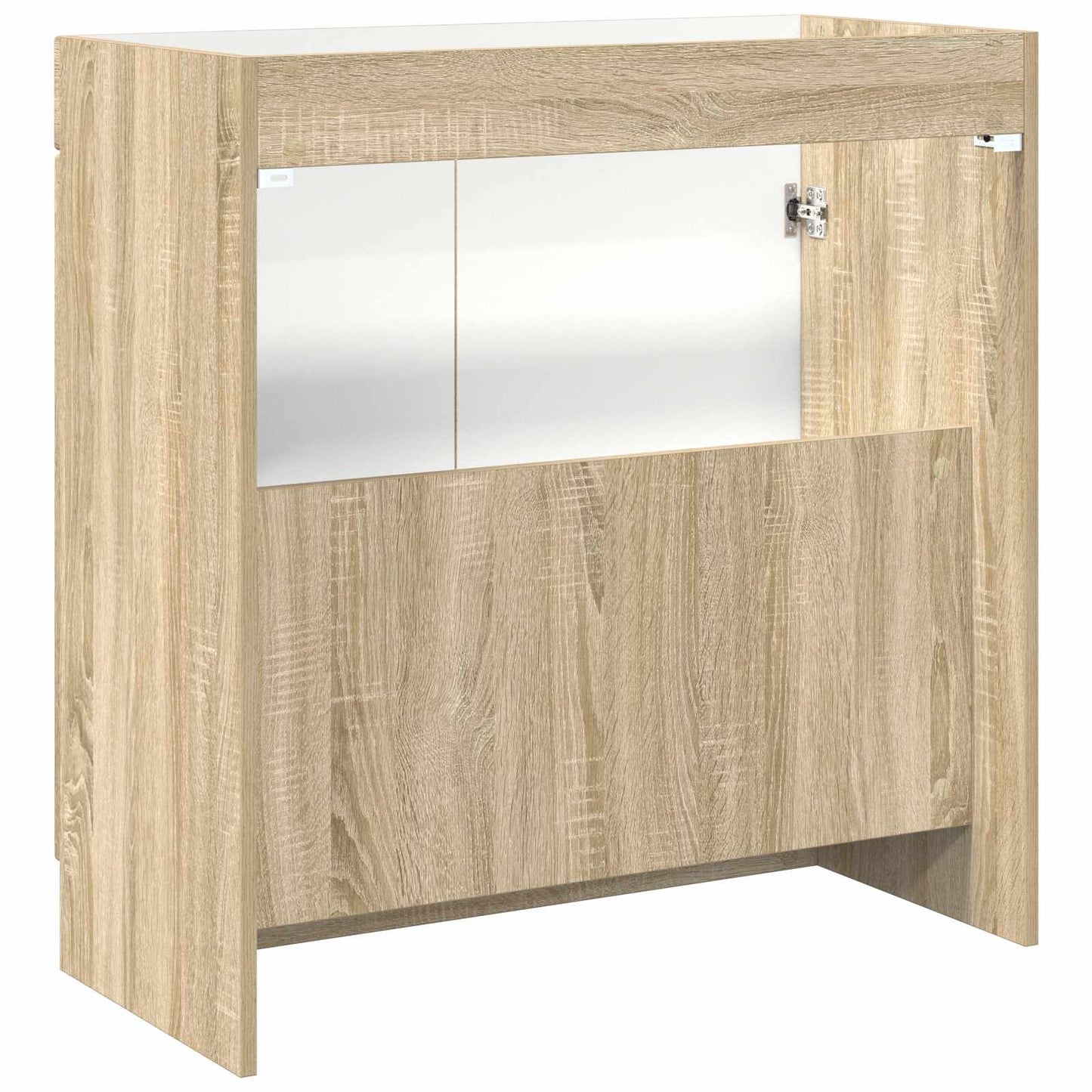 Bathroom under Sink Cabinet Sonoma Oak 78.5 x 37.5 x 81 cm