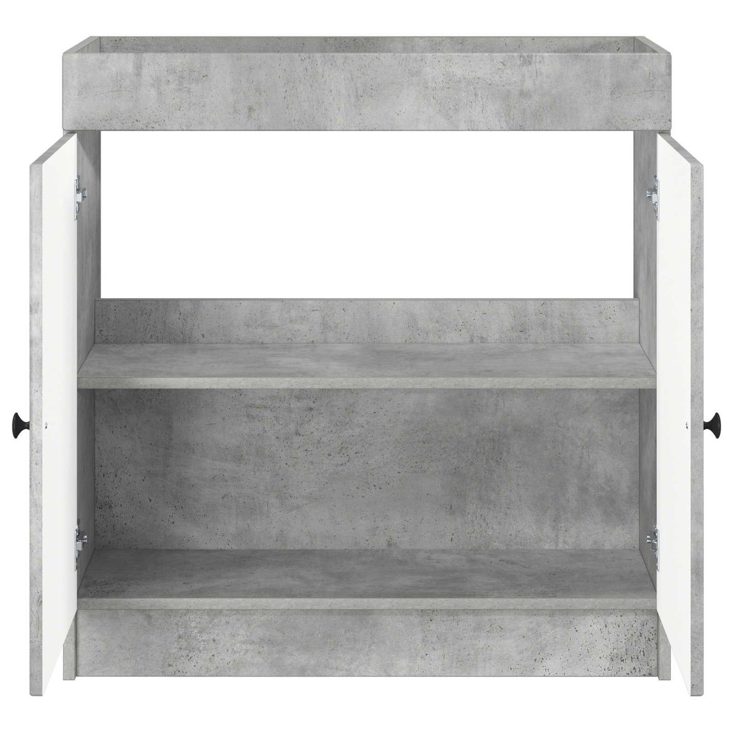 Bathroom under Sink Cabinet Concrete Grey 78.5 x 37.5 x 81 cm