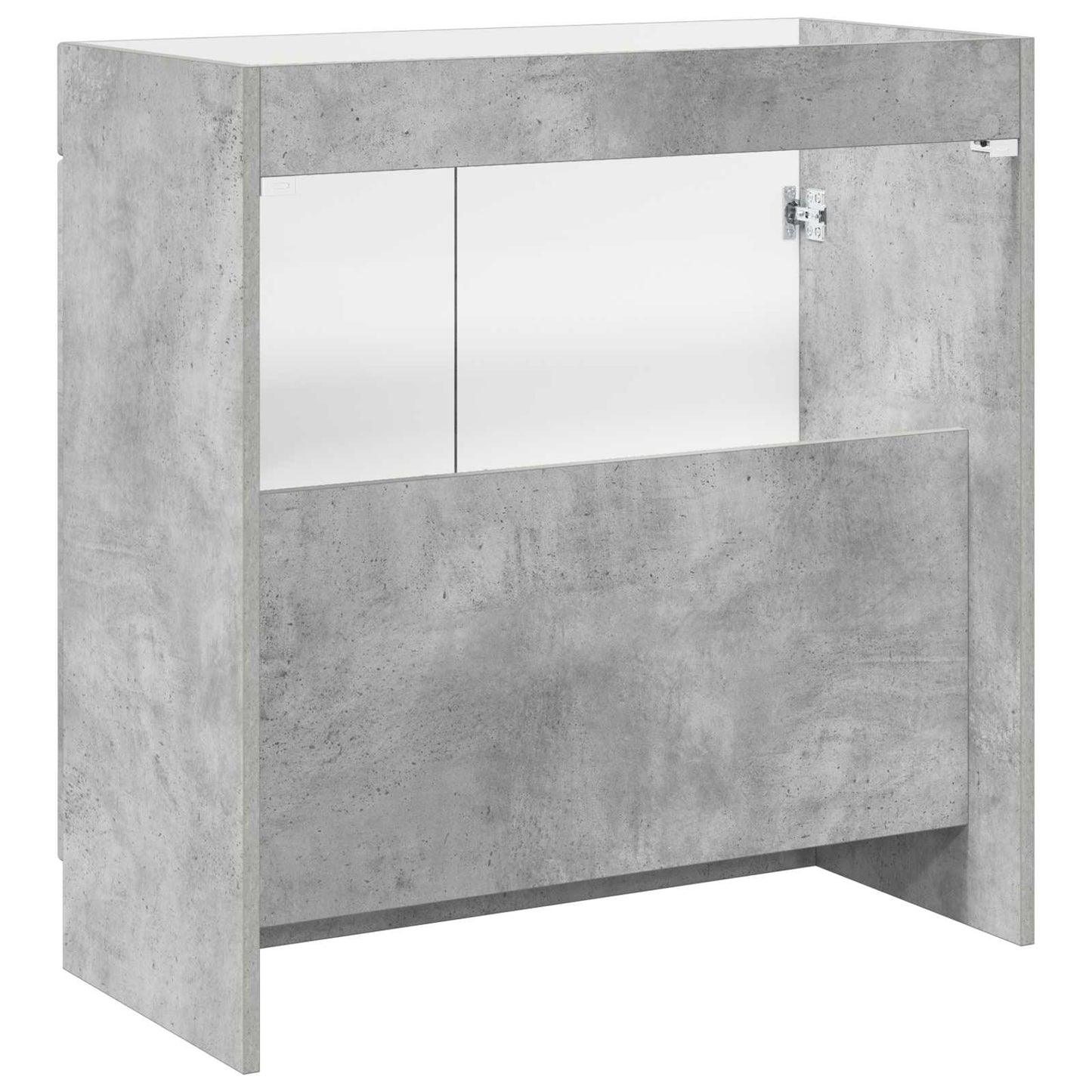 Bathroom under Sink Cabinet Concrete Grey 78.5 x 37.5 x 81 cm