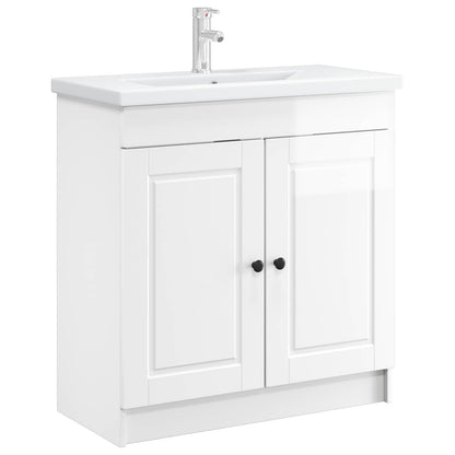 Bathroom under Sink Cabinet High Gloss White