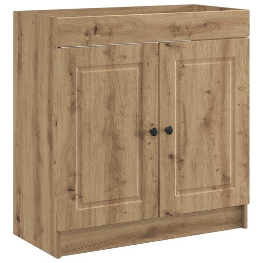 Bathroom under Sink Cabinet Artisan Oak 78.5 x 37.5 x 81 cm