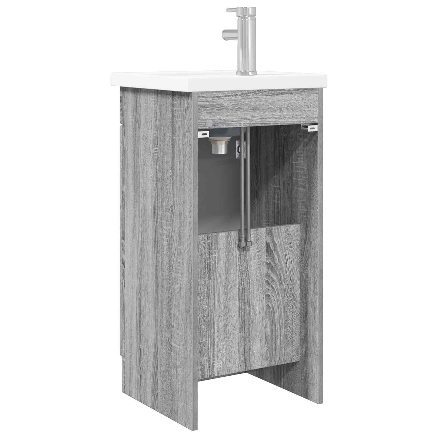 Bathroom Vanity with Sink Grey Sonoma 42 x 40 x 84.5 cm