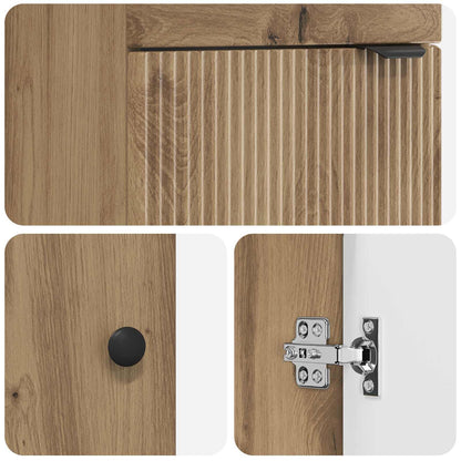 Bathroom Vanity with Sink Artisan Oak 42 x 40 x 84.5 cm