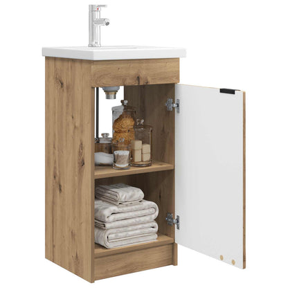 Bathroom Vanity with Sink Artisan Oak 42 x 40 x 84.5 cm