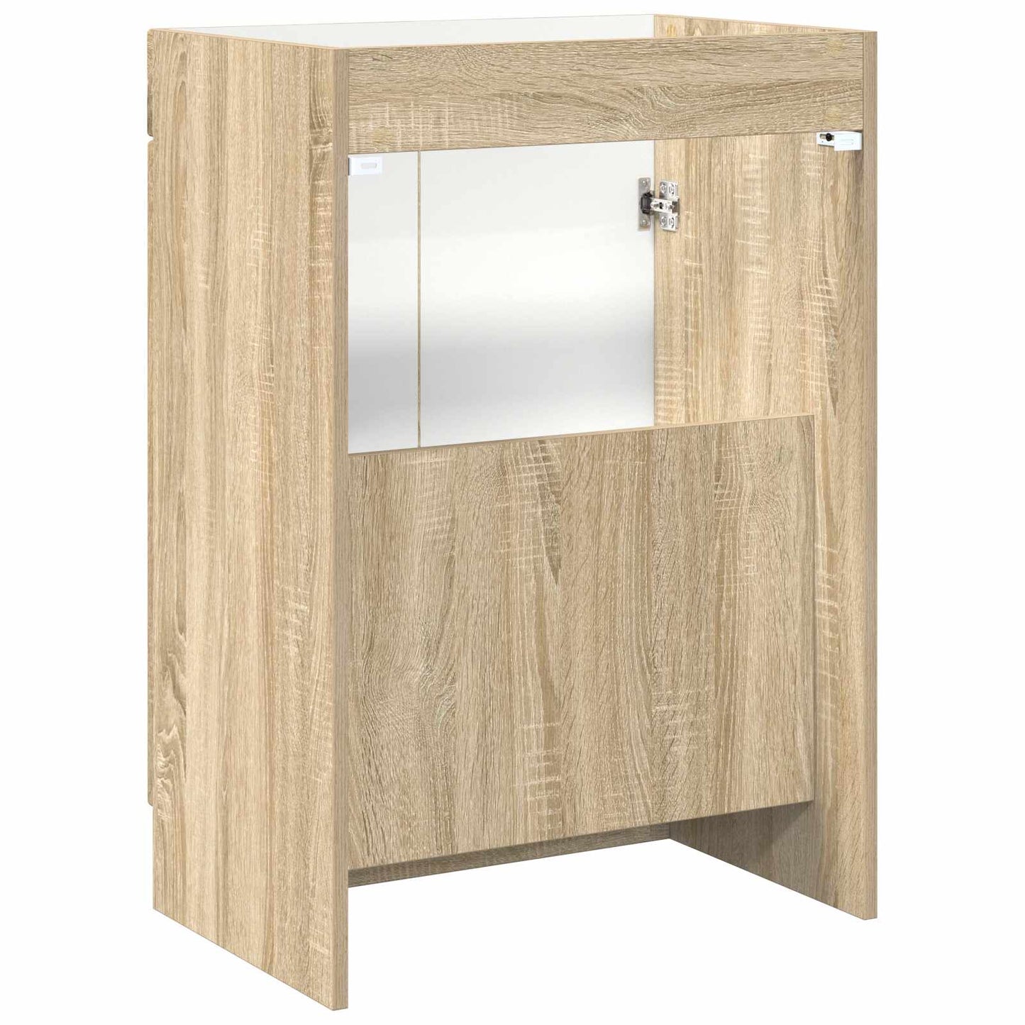Bathroom under Sink Cabinet Sonoma Oak 56 x 37.5 x 81 cm