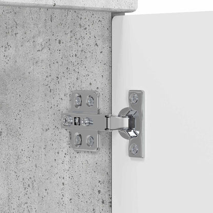 Bathroom under Sink Cabinet Concrete Grey 56 x 37.5 x 81 cm
