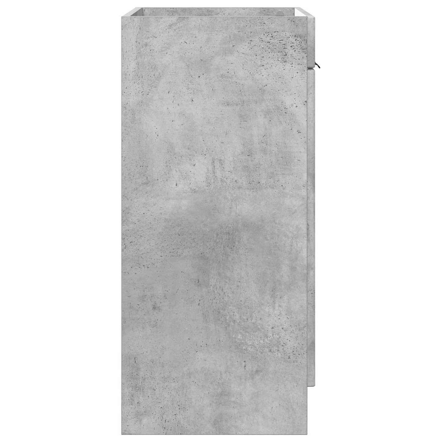Bathroom under Sink Cabinet Concrete Grey 56 x 37.5 x 81 cm