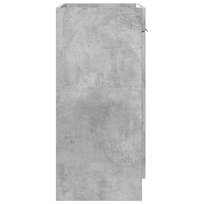 Bathroom under Sink Cabinet Concrete Grey 56 x 37.5 x 81 cm