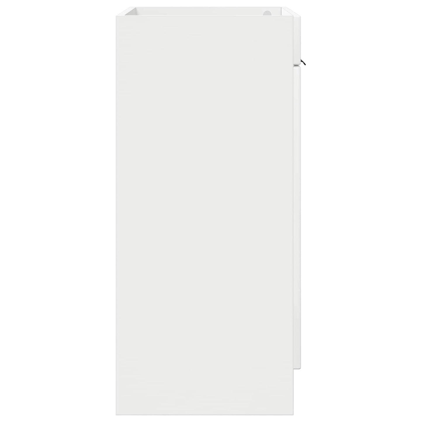Bathroom under Sink Cabinet High Gloss White 56 x 37.5 x 81 cm