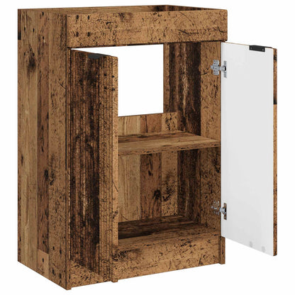 Bathroom under Sink Cabinet Old Wood 56 x 37.5 x 81 cm
