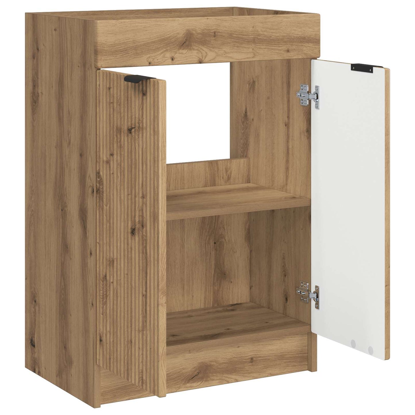 Bathroom under Sink Cabinet Artisan Oak 56 x 37.5 x 81 cm
