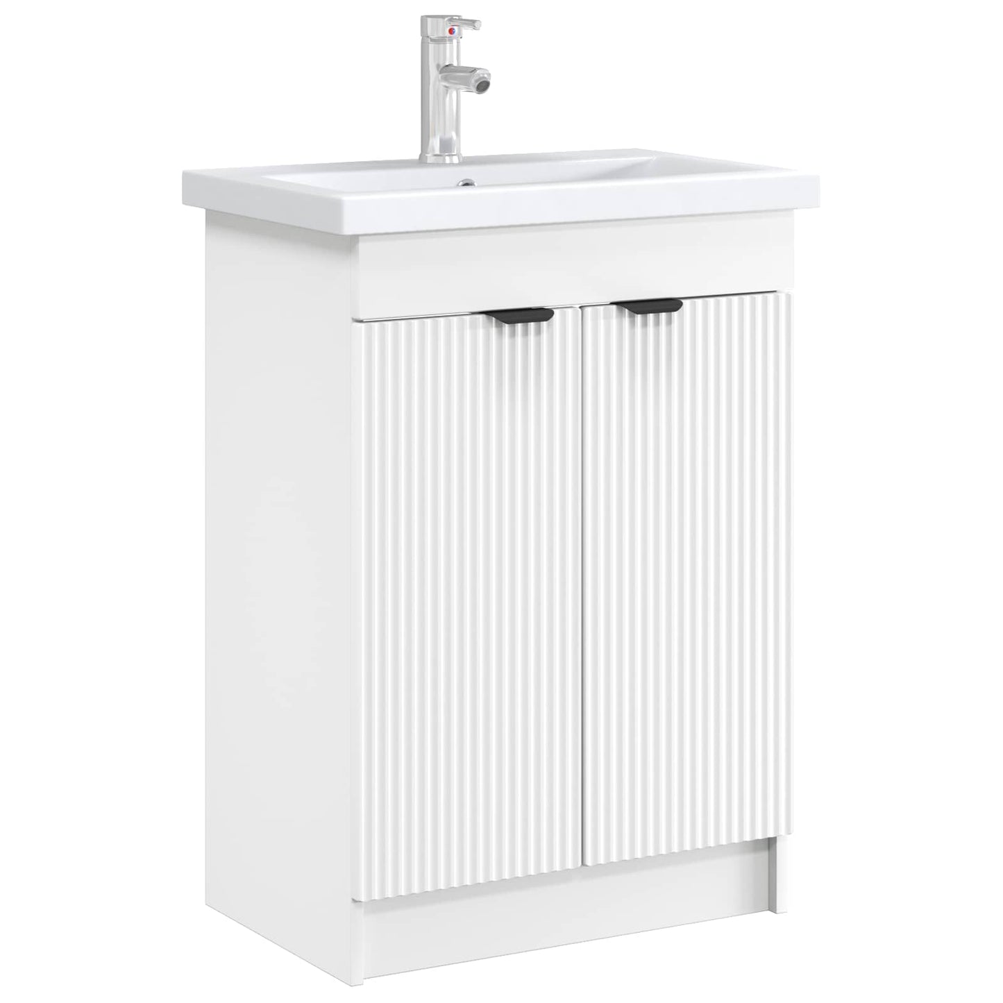 Bathroom under Sink Cabinet White 78.5 x 37.5 x 81 cm