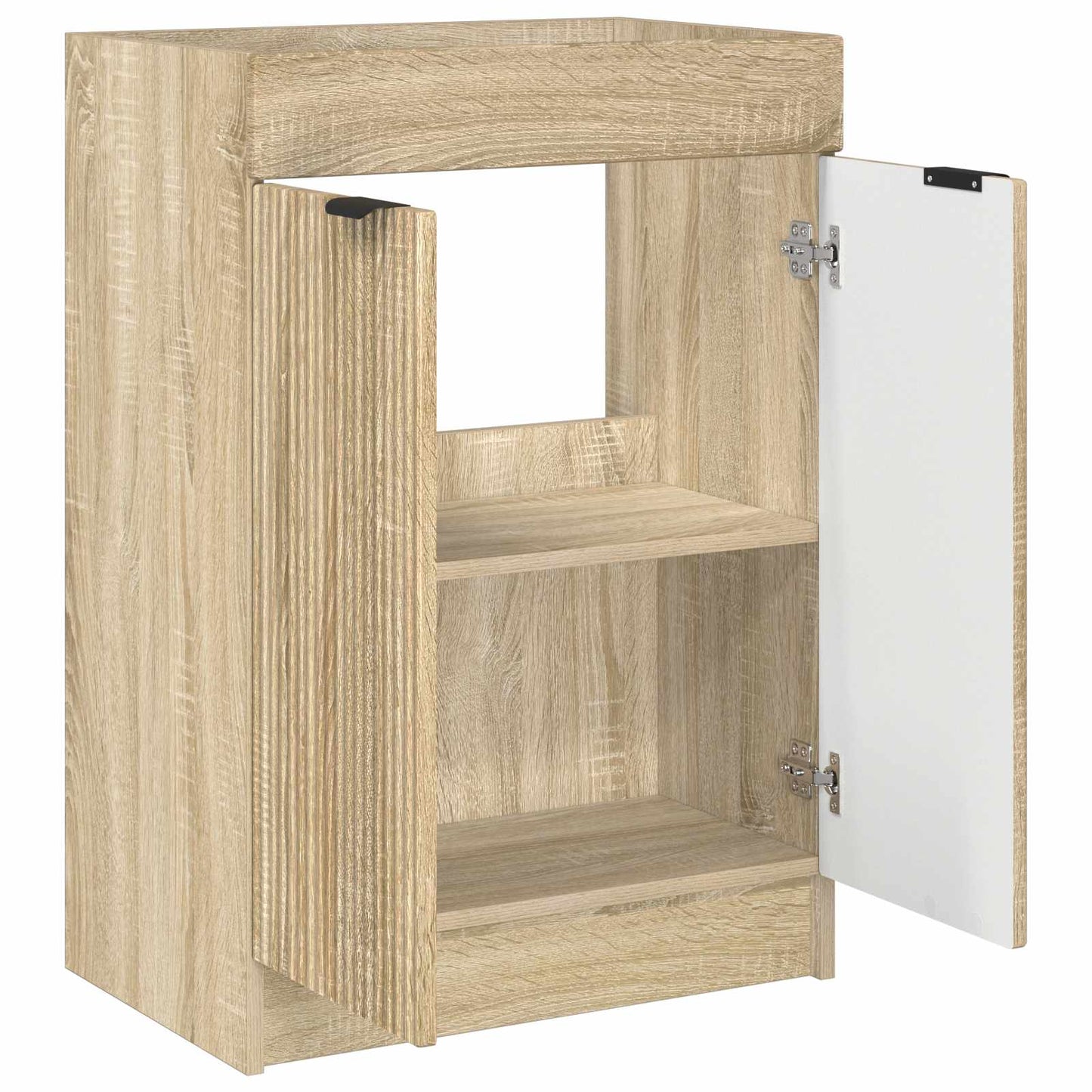 Bathroom under Sink Cabinet Sonoma Oak 78.5 x 37.5 x 81 cm