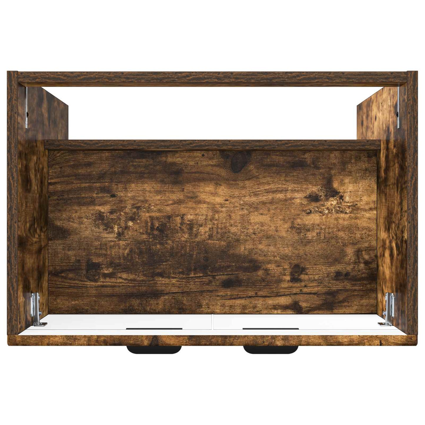 Bathroom under Sink Cabinet Smoked Oak 78.5 x 37.5 x 81 cm