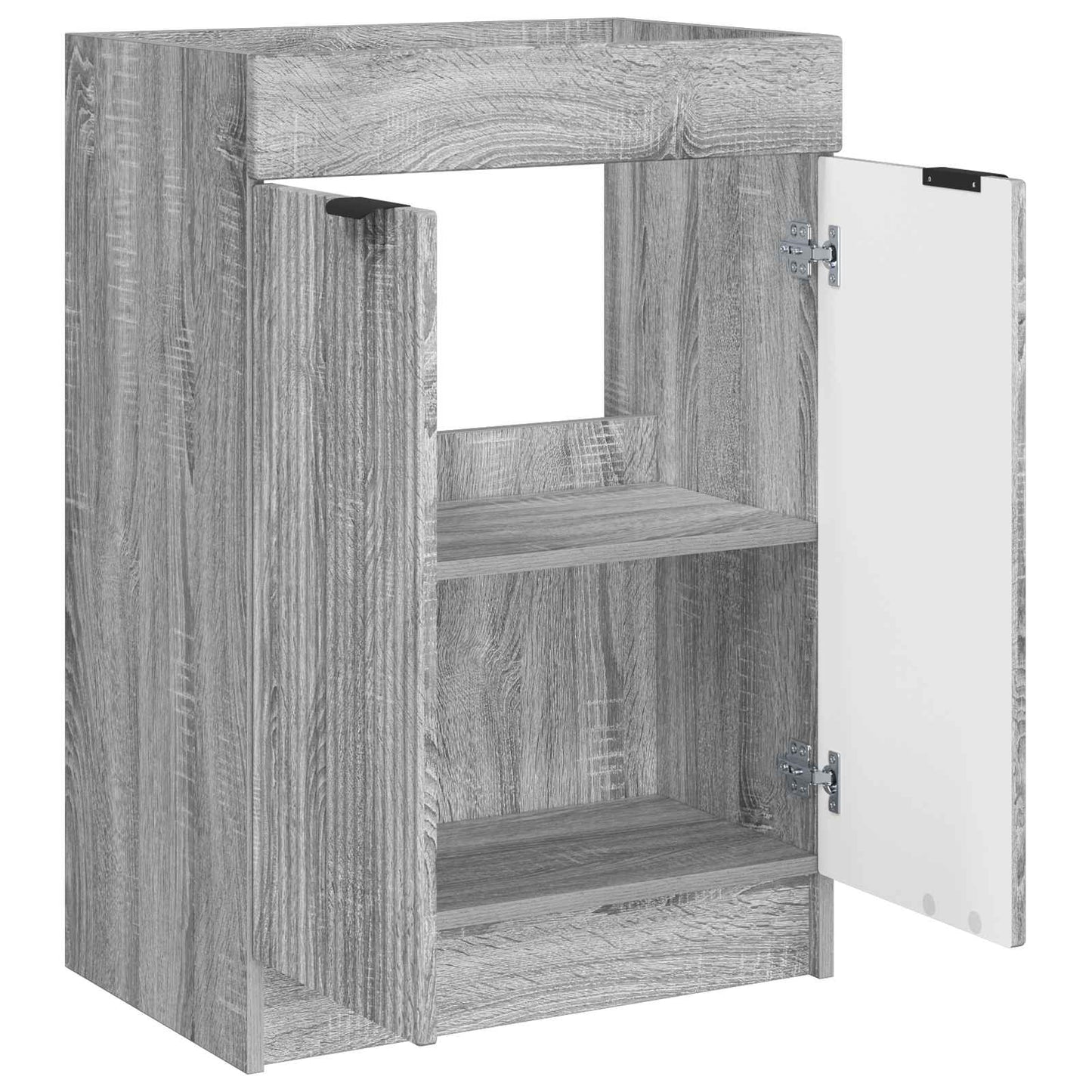 Bathroom under Sink Cabinet Grey Sonoma 78.5 x 37.5 x 81 cm