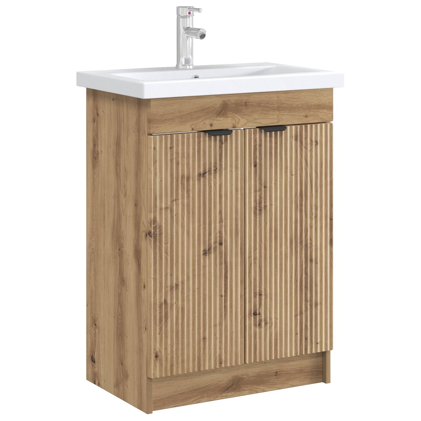 Bathroom under Sink Cabinet Artisan Oak 78.5 x 37.5 x 81 cm