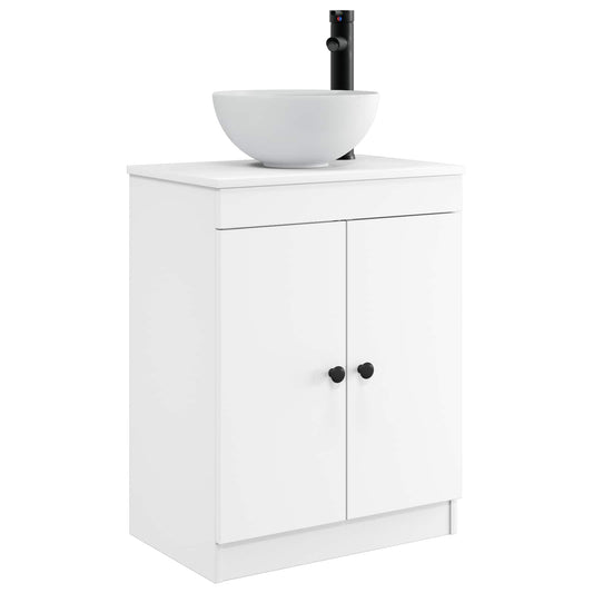 Bathroom Vanity with Sink White 54 x 35 x 83 cm Engineered Wood