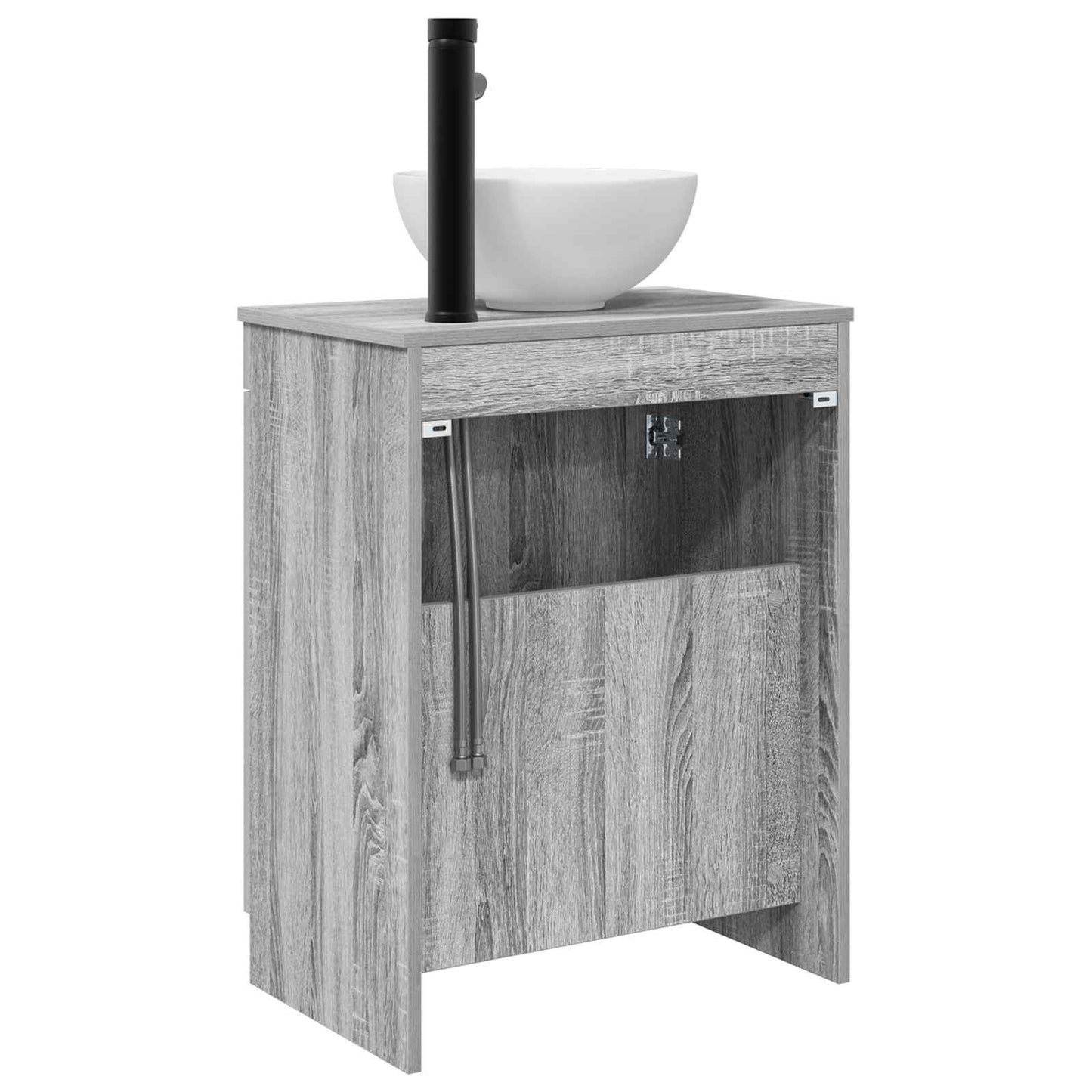 Bathroom Vanity with Sink Grey Sonoma 54 x 35 x 83 cm