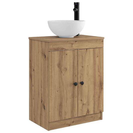 Bathroom Vanity with Sink Artisan Oak 54 x 35 x 83 cm