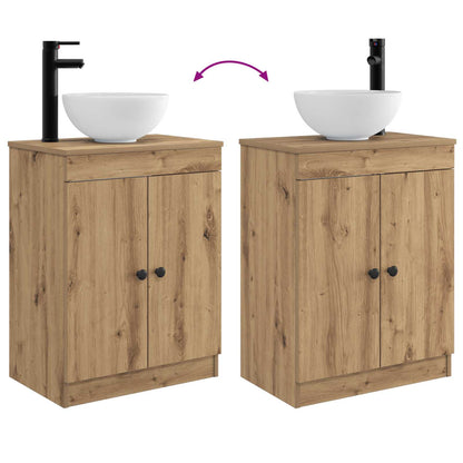 Bathroom Sink Cabinet Artisan Oak 54 x 35 x 100 cm