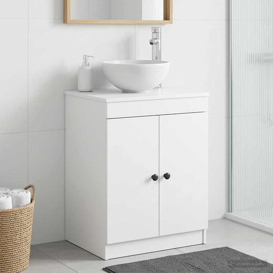 Bathroom Cabinet White 54 x 41 x 70 cm Engineered Wood