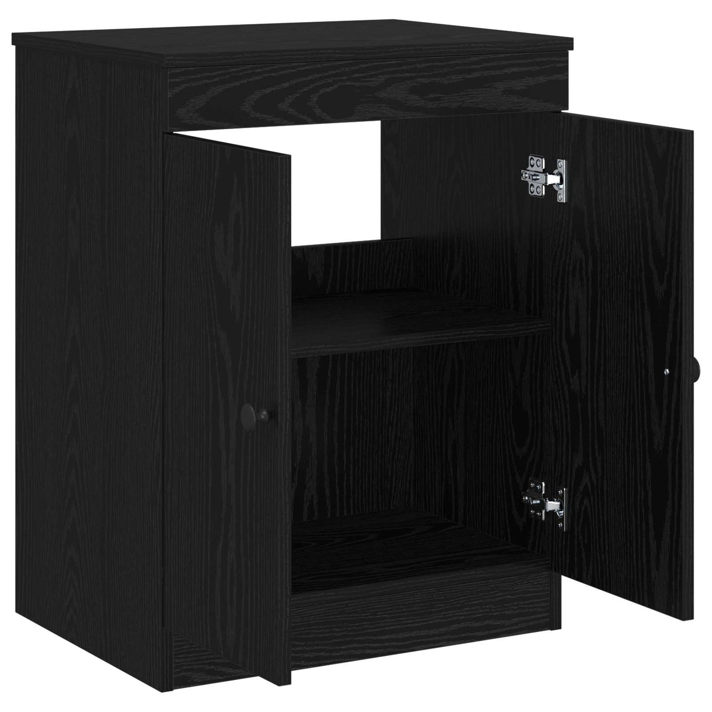 Bathroom Cabinet Black 54 x 41 x 70 cm Engineered Wood